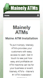 Mobile Screenshot of mainelyatms.com